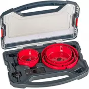 KWB set kružnih pila za rupe 8/1 O 68, 76, 89, 102, 127 mm
