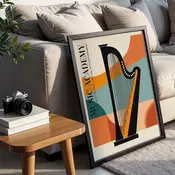 Wallity Dekorativna uramljena slika, 55x75cm, Šarena