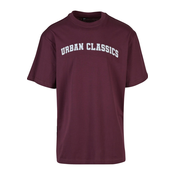 UC College Logo Mens T-Shirt Burgundy