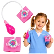 slomart Otroški merilnik krvnega tlaka LEAN TOYS, roza, s premikajočo se kazalko