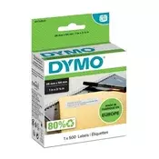 Dymo 11352 (S0722520) LW bijele velike trajne naljepnice 25 mm x 54 mm x 500
