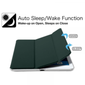 Maska na preklop Tablet Stripes Samsung Tab S9/ X710 zelena