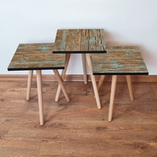 HANAH HOME Set 3 stocica 3Shp124 Green