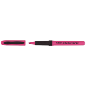 Tekst marker Bic - Brite Liner Grip, ružičasti