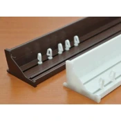 METALPLASTIK PVC GARNIŠNA II KANALA 1.5m BELA