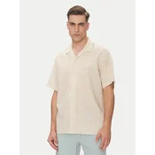 Jack & Jones Srajca Luke 12277185 Bež Relaxed Fit