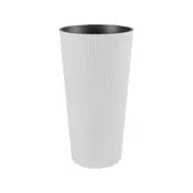 Gardino-saksija wave visoka 30x57h bela ( 15390 )