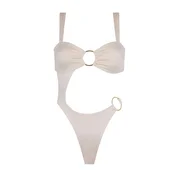 Acuarela Brand Enodelne kopalke Sirena off-bela