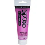 Boja akrilna 120ml metalik pink 123120722 graduate