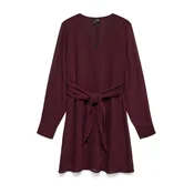 Vero Moda Maternity Obleka VMMPEARL vinsko rdeča
