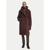 Rinascimento Umetni kožuh CFC0127146003 Temno rjava Oversize