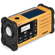 Sangean MMR-88 DAB+ (USB-C) gelb Notfall /Kurbel /Solar Radio