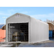 Toolport skladiščni šotor (5x10m, negorljiv z vrati 4,1x3,5m, PVC, 720g/m2)