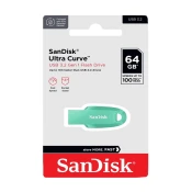 SanDisk USB flash memorija Ultra Curve 3.2, 64GB, Zelena