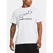 UNDER ARMOUR Majica Foundation  siva / črna / bela