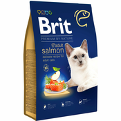 Brit Premium Cat Adult Salmon 8kg losos - Losos - Brez žitaric - Brit - Odrasla mačka - 8 kg