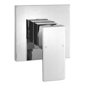 LATUS Prikrita pipa za bide pršilnik, 1 izhod, krom - Chrome - Sapho - LATUS - 72 - Medeninasti - Vzvod - Kvadratni - 75 - 75 - 37 - 14