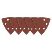 Brusni papir Delta Velcro 93 x 93 mm, P220, 5 kosov, s 6 luknjami