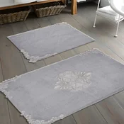 Lessentiel Maison Set 2 prostirke za kupatilo Sivi