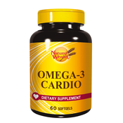 Natural Wealth Omega 3 Kardio, 60 mehkih kapsul