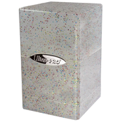 Kutija za kartice Ultra Pro Satin Tower - Glitter Clear (100+ kom.)
