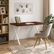 vidaXL Kvadratna jedilna miza 120 x 80 x 75 cm Masiven les akacije