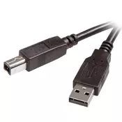 VIVANCO USB kabel za povezivanje 1,8m CC crni VIVANCO 45206 U4 18 2.0 kompatibilan, USB-A/USB-B