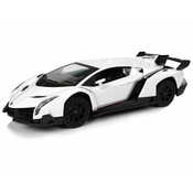 Lean-toys Baterijski daljinsko voden športni avto Lamborghini Veneno z LED