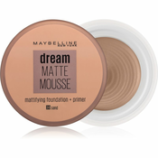 Maybelline Dream Matte Mousse 18 ml SPF15 make up ženska Sand s ochranným faktorem SPF