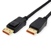 Kabel ROLINE, DisplayPort 2.1 (M) na DisplayPort (M), 10K, 60Hz, 2m