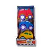 Infunbebe igracka za bebe mini vozila 3u1 12m+ ( PL2884 )