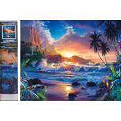 Norimpex - Puzzle Diamantna slika Západ slnka na ostrove 30x40cm - 1 - 39 kosov
