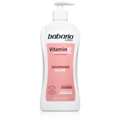 Babaria Vitamin E hranilno mleko za telo 400 ml