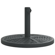 Vidaxl Podstavek za senčnik za O38/48 mm palice 12 kg okrogel