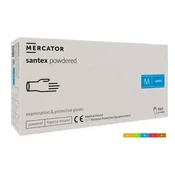 Santex rokavice v prahu - kremne, v prahu, velikost 4,5 mm L