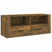 TV ormaric boja dimljenog hrasta 100x35x40 cm konstruirano drvo