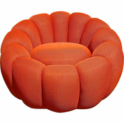 Meblo Trade Fotelja Peppo Bloom Orange 94x94x66h cm