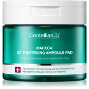 Centellian24 Blazinice s serumom za obraz z madeca kislino Madeca Double Tightening Ampoule Pad - 60 kos