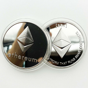 Kovanec Ethereum – srebro KP13408