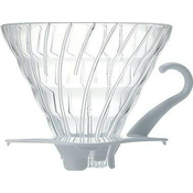 Hario V60-02 stekleni kapljalnik, bel