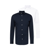 JACK & JONES Srajca Joe, modra, bela