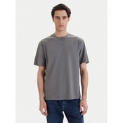 HUGO Majica Dapolino 50488330 Siva Relaxed Fit
