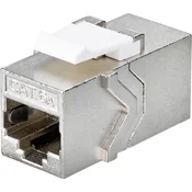 Renkforce Renkforce RJ45 omrežni adapter CAT 6a STP 500MHz [1x RJ45 vtičnica - 1x RJ45 vtičnica], (20429491)