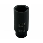 shumee Dolgi šesterokotni udarni ključ 1/2. 26 mm. CrMo. DIN 3129. Waryński