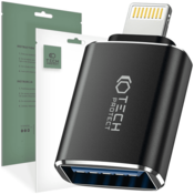 Tech-Protect Ultraboost adapter Lightning / USB OTG, crno