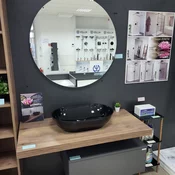 Aquaestil Jazz 120 pult - Aquaestil - 120 x 6 x 55 cm - Halifax hrast tabak*** moguce naruciti i u drugim bojama (cijene na upit) - Oplemenjena iverica s rubovima kantiranim ABS trakom