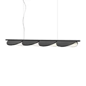FLOS Almendra Linear LED-visoka svetilka s 4 žarnicami, antracitna - Dnevna soba/jedilnica - Dizajn - Kovina