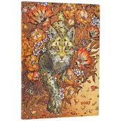 Kalendarz Flexi Lynx Rising Midi 12-M-cy Horizontal 2027, Paperblanks