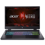 Acer Gaming Notebook Nitro 17 AN17-41-R2LT, NH.QL1EX.00D, 17.3/FHD/Ryzen 7-7735HS/16GB/S512GB/RTX4050-6GB/DOS