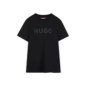 HUGO Majica G01014 S Črna Regular Fit